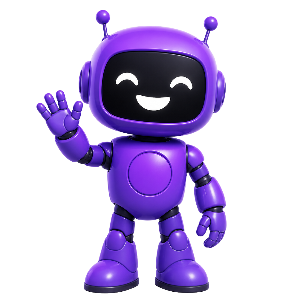 Zac, the purple Matchi companion